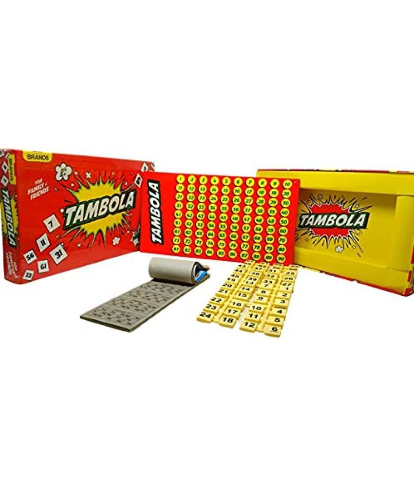 AdiChai Comic Tambola Board Game for Family and Friends Age 5 + , Set