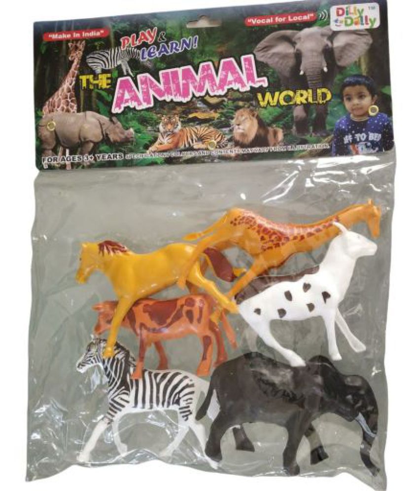 Tzoo 6 Pcs Animals Set for Kids, Different Zoo Wild Jungle Animal Toys,  Animal Zoo Set for Kids - Buy Tzoo 6 Pcs Animals Set for Kids, Different  Zoo Wild Jungle Animal