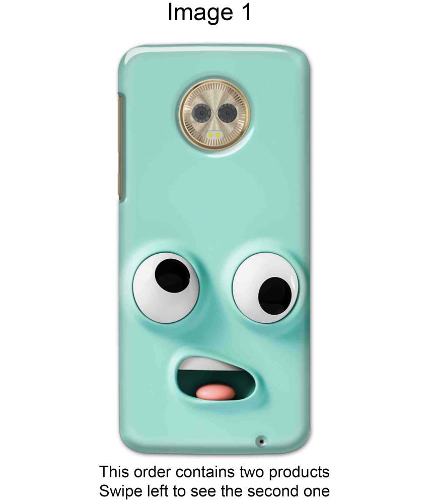     			Tweakymod 3D Back Covers For Motorola Moto G6 Plus Pack of 2