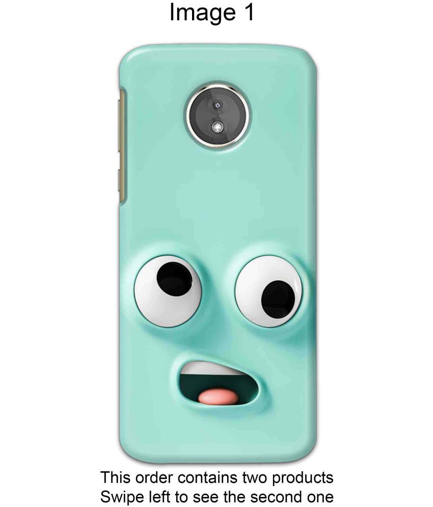     			Tweakymod 3D Back Covers For Motorola Moto E5 Plus Pack of 2