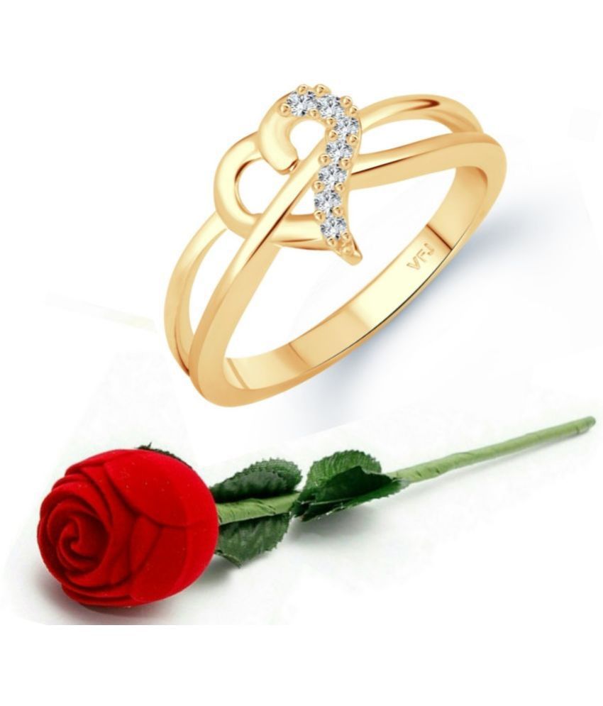     			valentine day ring rose box and  Dua Heart Ring for Women & Girls
