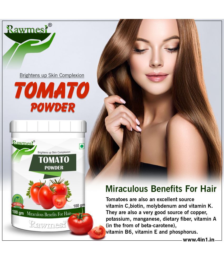 100% Pure Organic Tomato Powder100gm | Miraculous Benefits For Hair