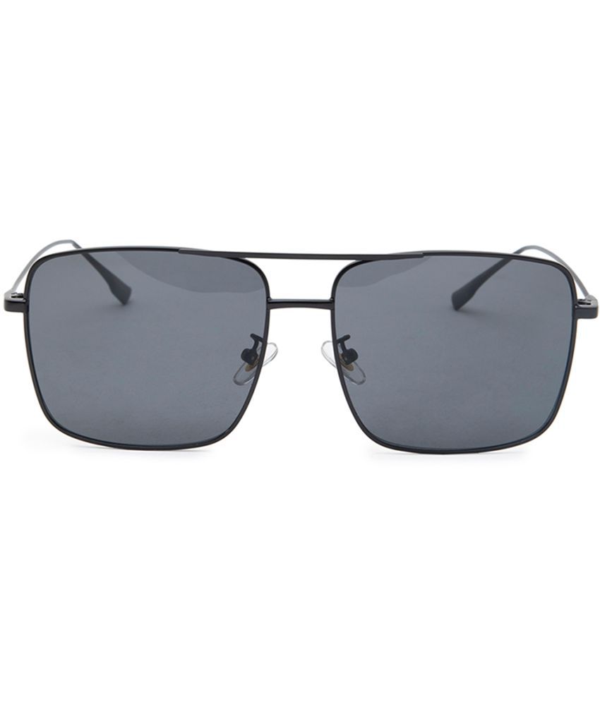     			YourSpex - Black Square Sunglasses Pack of 1