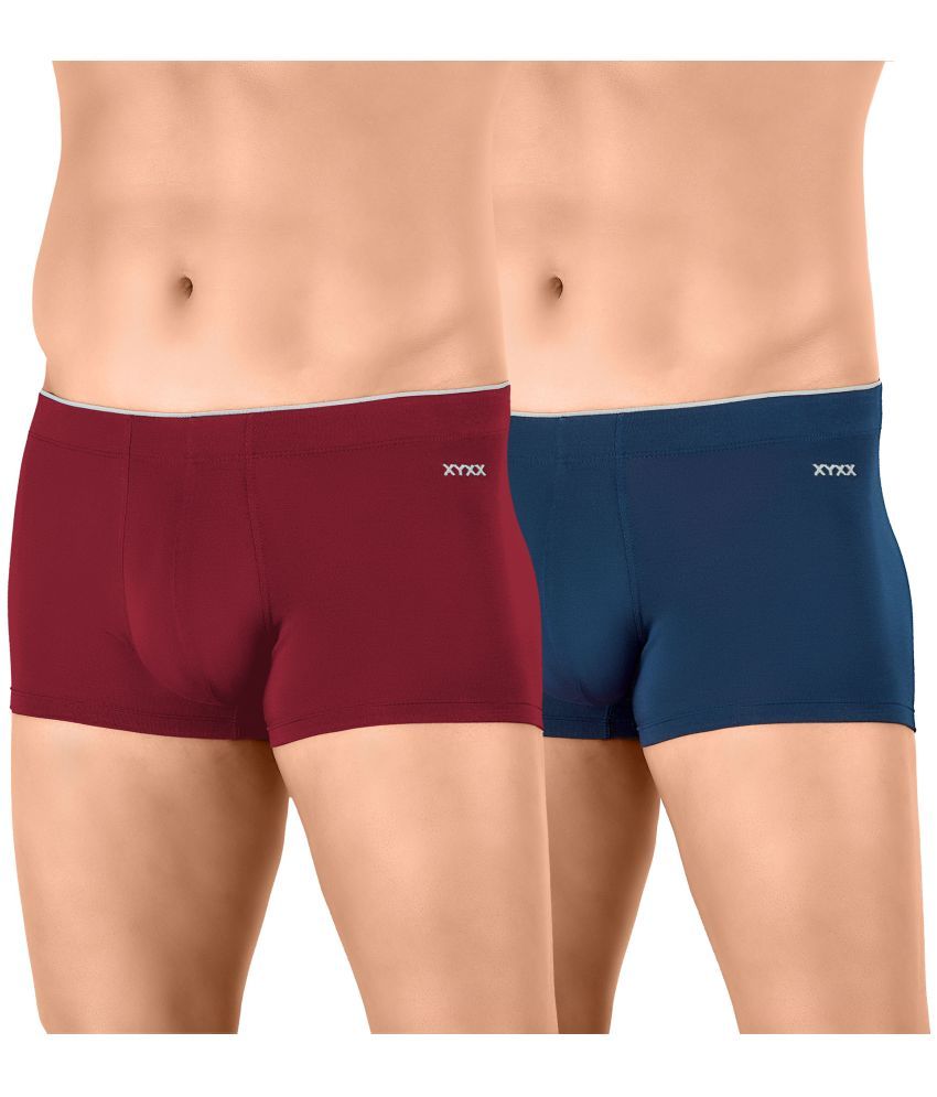     			XYXX Pack of 2 Modal Men's Trunks ( Multicolor )