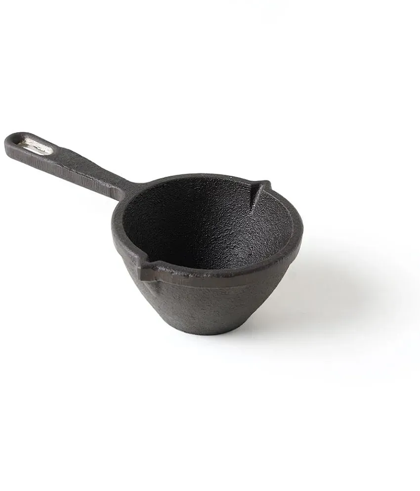 Buy The Indus Valley Super Smooth Cast Iron Kadai with Free Wooden