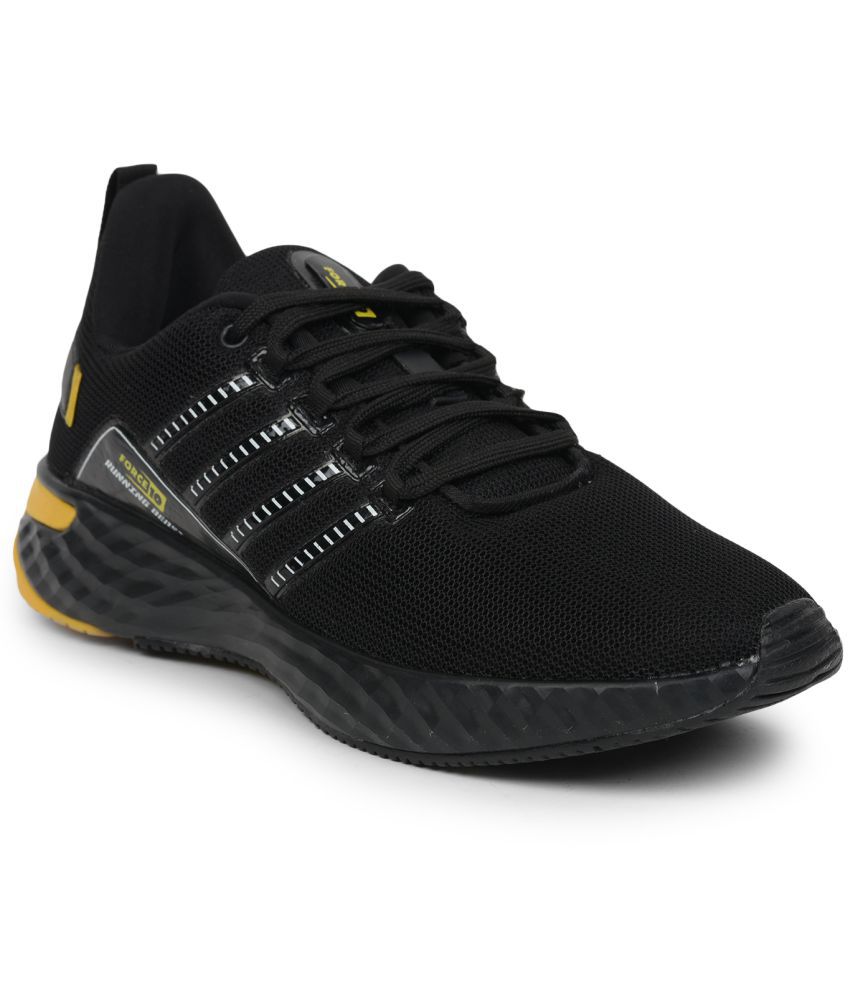     			FORCE 10 By Liberty Black Running Shoes