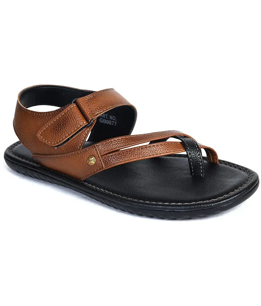 Buy Tan Sandals for Men by STYLE SHOES Online | Ajio.com