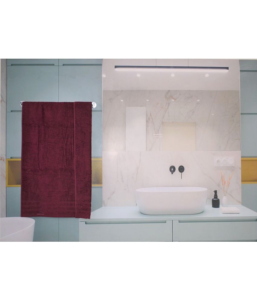 Trendy Men Gahoifab Single Cotton Bath Towel Maroon - Maroon 2025 at ShopCircuit | ONDC
