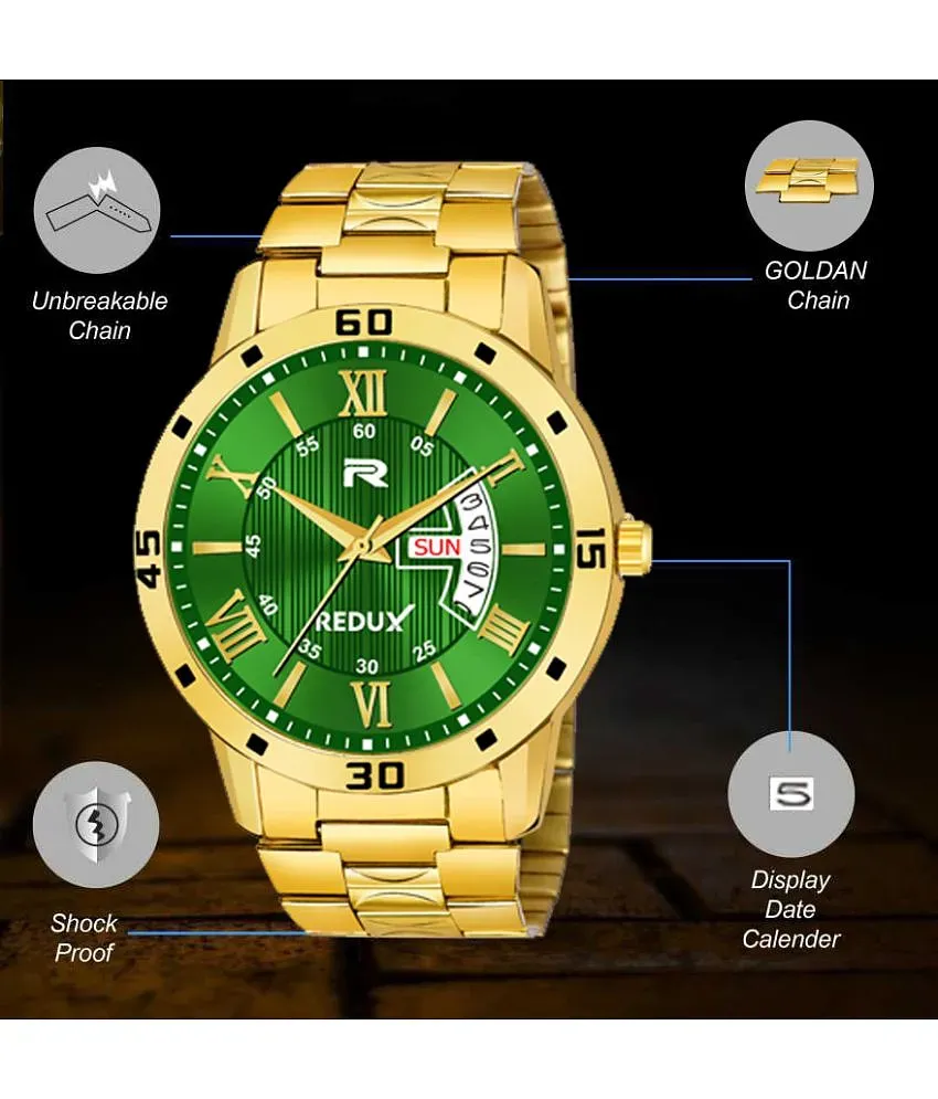 Buy Redux Gold Stainless Steel Analog Men s Watch Online at Best