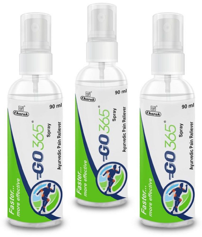    			Go365 Pain Reliever Spray Liquid 90 ml Pack of 3