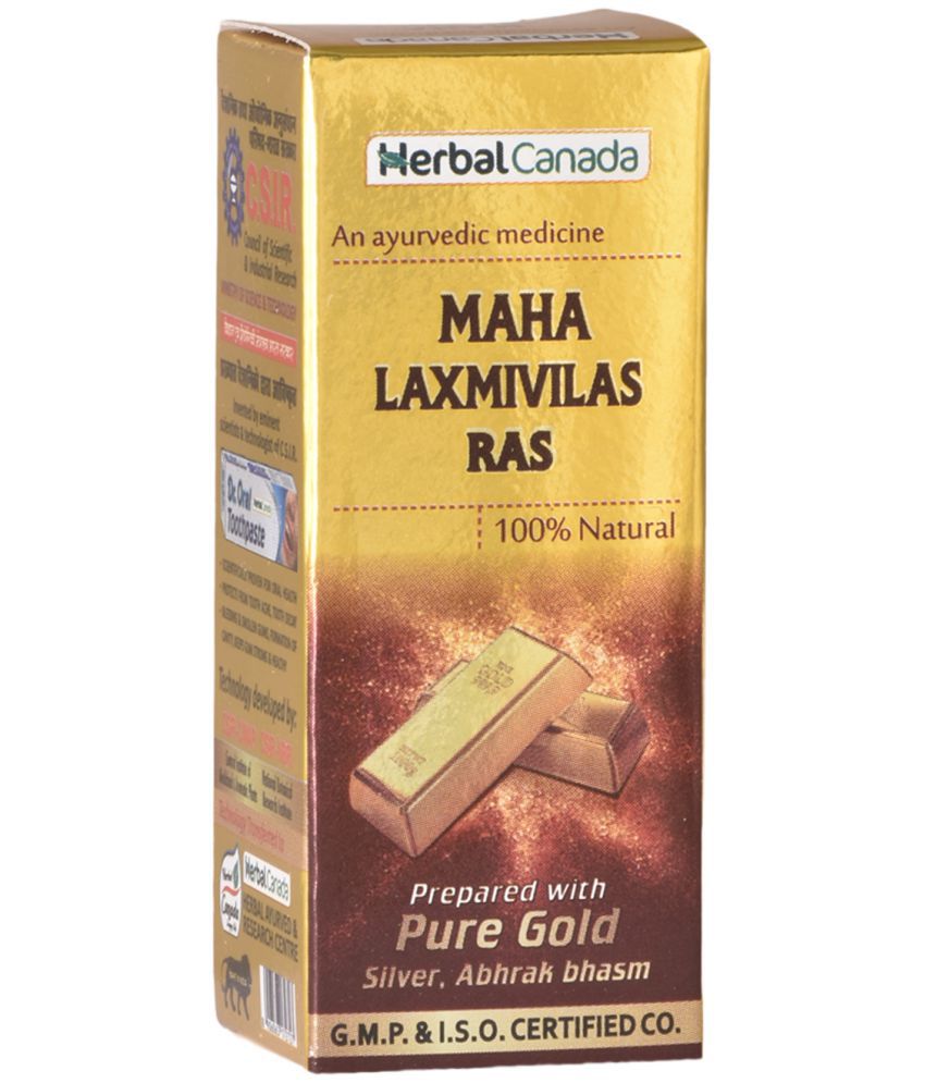     			Herbal Canada Maha Laxmivilas Gold Ras Tablet 50 no.s Pack Of 1