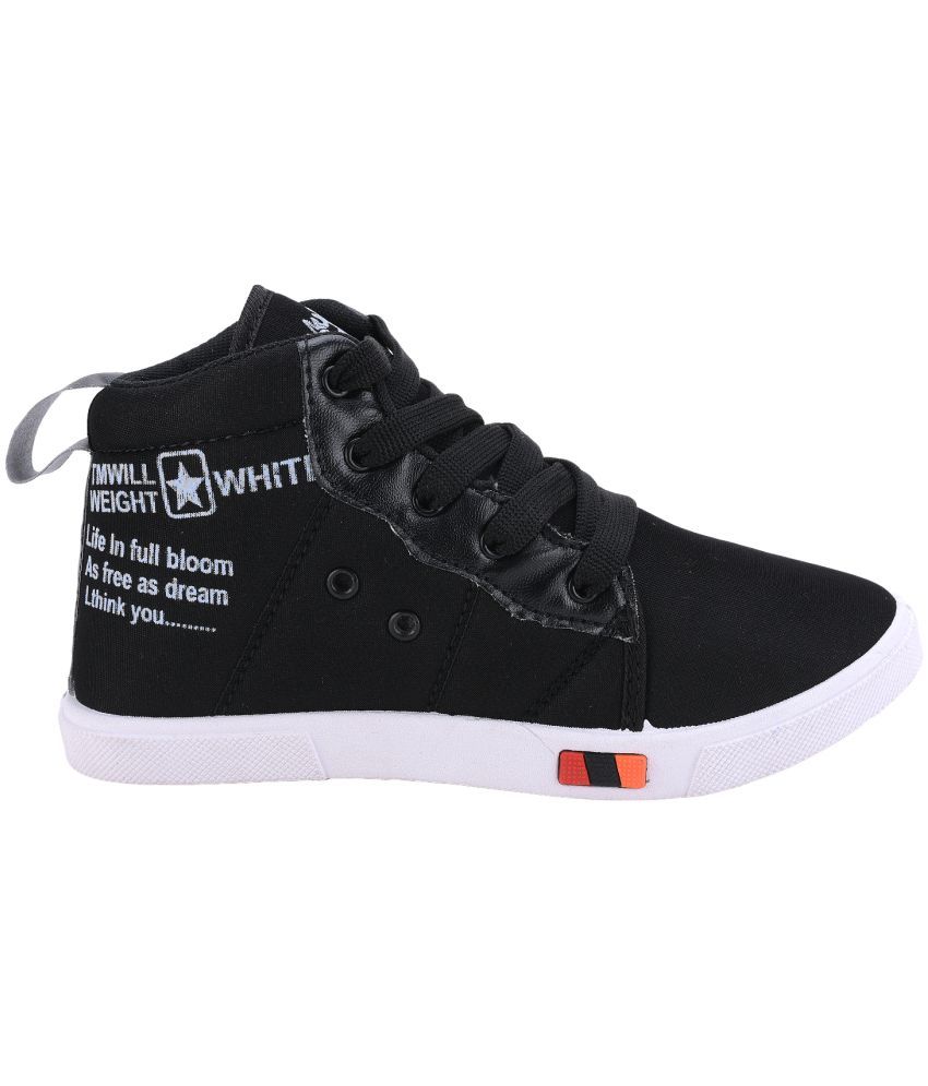     			Girls Clubs Boys & Girls Lace Sneakers (Black)