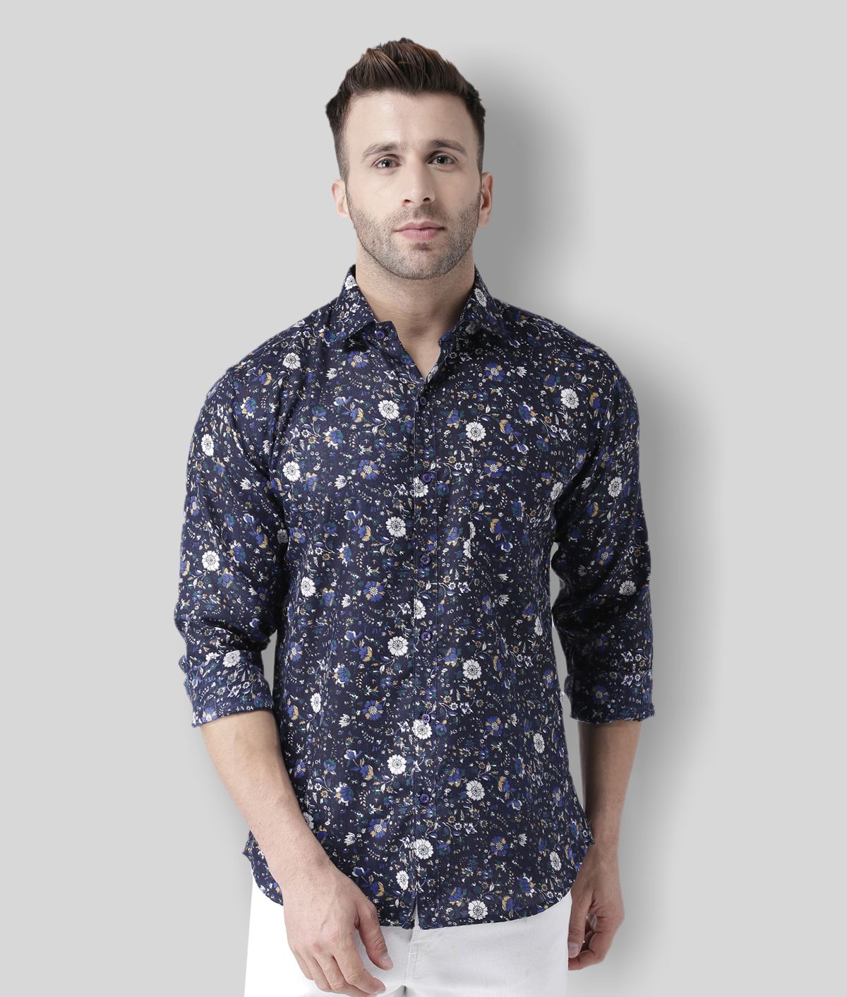     			Hangup - Multicolor Cotton Slim Fit Men's Casual Shirt (Pack of 1 )