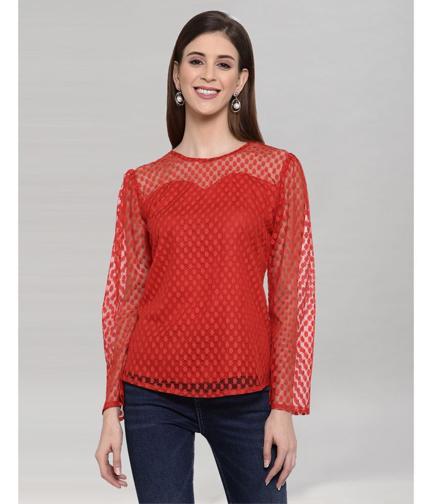     			Selvia - Net Red Women's A-Line Top ( Pack of 1 )