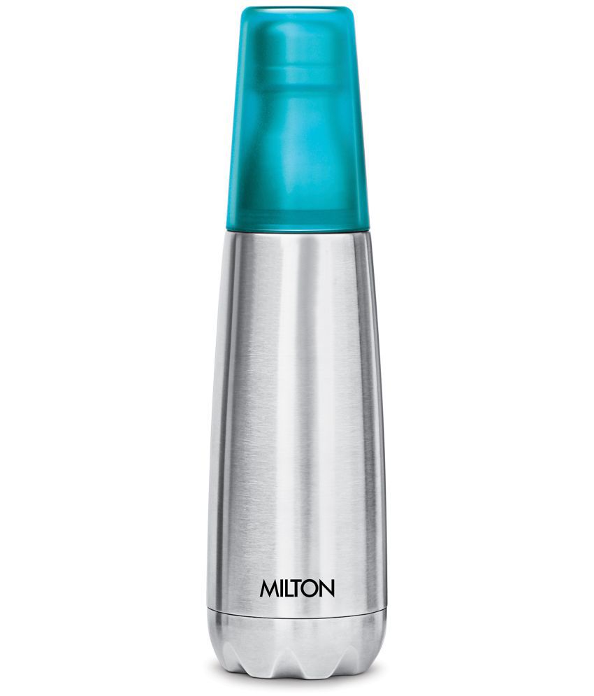     			Milton Vertex 750 Thermosteel Hot or Cold Water Bottle with Unbreakable Tumbler, 700 ml, Blue