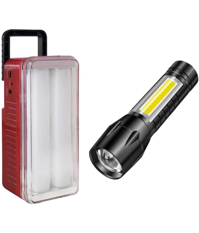     			Stylopunk 5W Emergency Light T06 Free Small Torch Red - Pack of 2