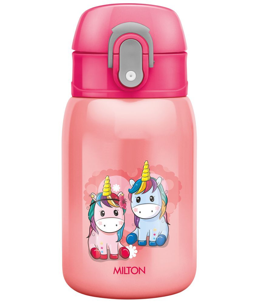     			Milton Jolly 275 Thermosteel Kids Hot and Cold Water Bottle, 230 mL, Pink