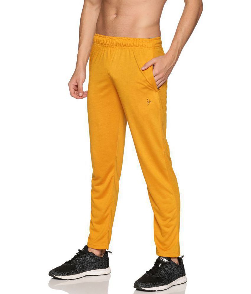 YHA - Cotton Blend Mustard Men's Trackpants ( Single Pack )