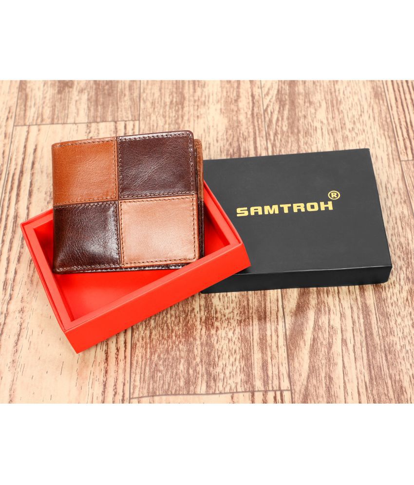     			samtroh - Leather Multicolor Men's Regular Wallet ( Pack of 1 )