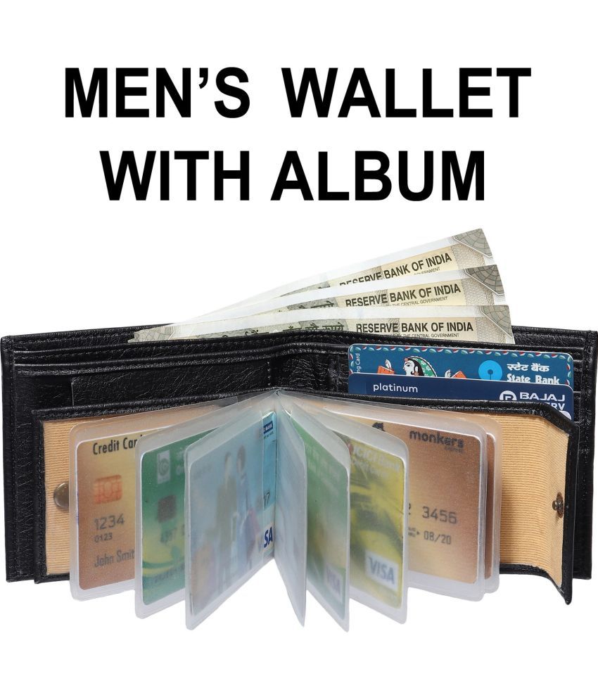 samtroh - PU BLACK Men's Regular Wallet ( Pack of 1 ): Buy Online at ...