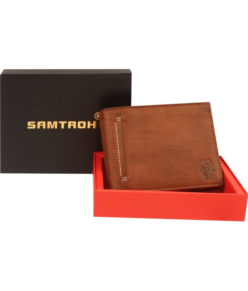     			samtroh - PU TAN Men's Regular Wallet ( Pack of 1 )