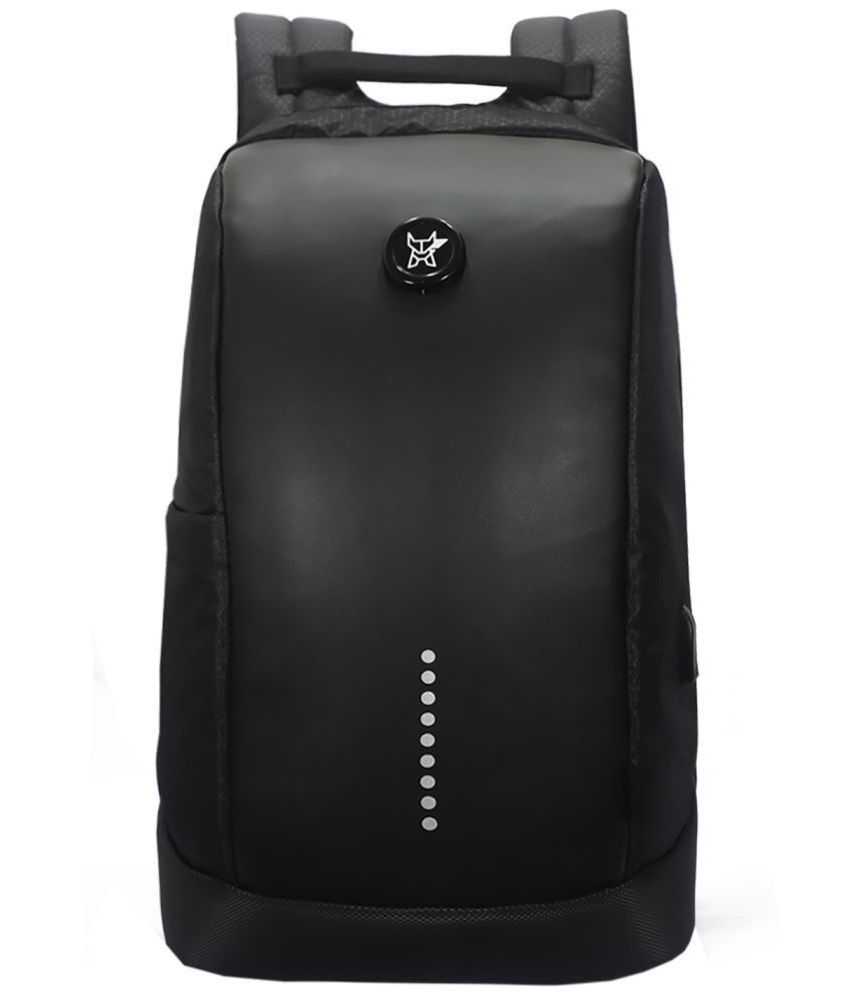     			Arctic Fox Slope Anti Theft Backpack with USB Charging Port 15 Inch Laptop Backpack (Black)