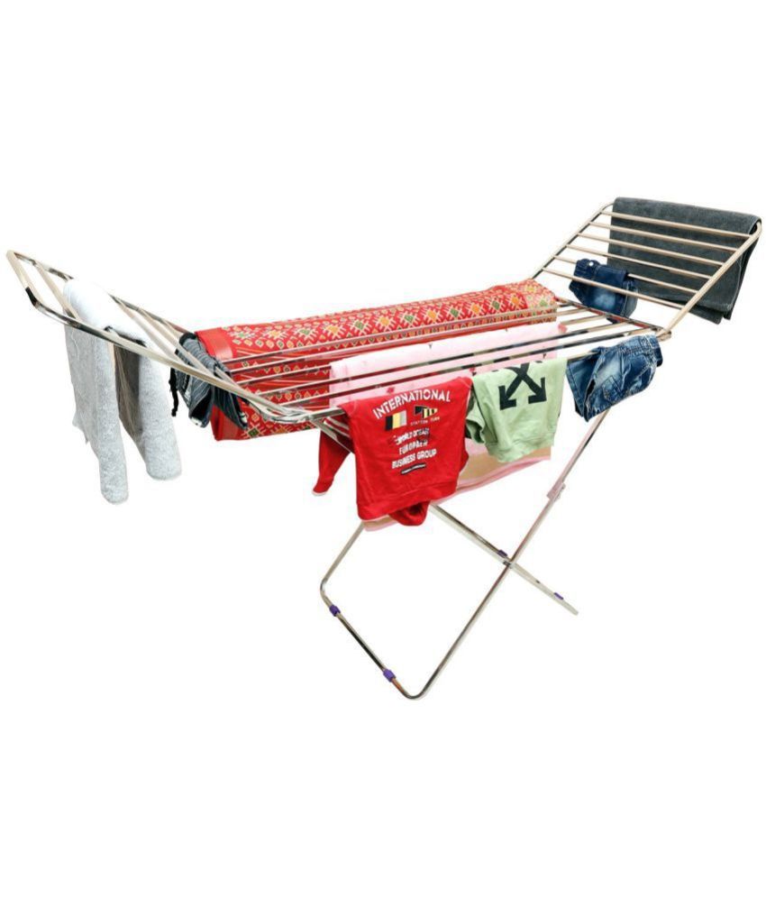 UNIZONE Steel Floor Cloth Dryer Stand 12 Month Warranty Fully