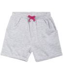 MINI KLUB Baby Girls Cotton Shorts ( Gray )