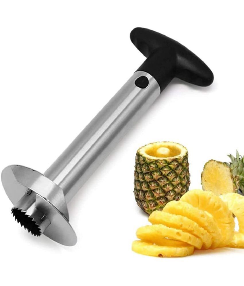     			Combo of Pineapple Slicer and silicone oil brush Multicolor Pinapple Corer 1 Pc