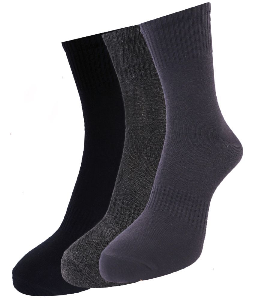     			Dollar - Cotton Blend Multicolor Men's Full Length Socks ( Pack of 3 )