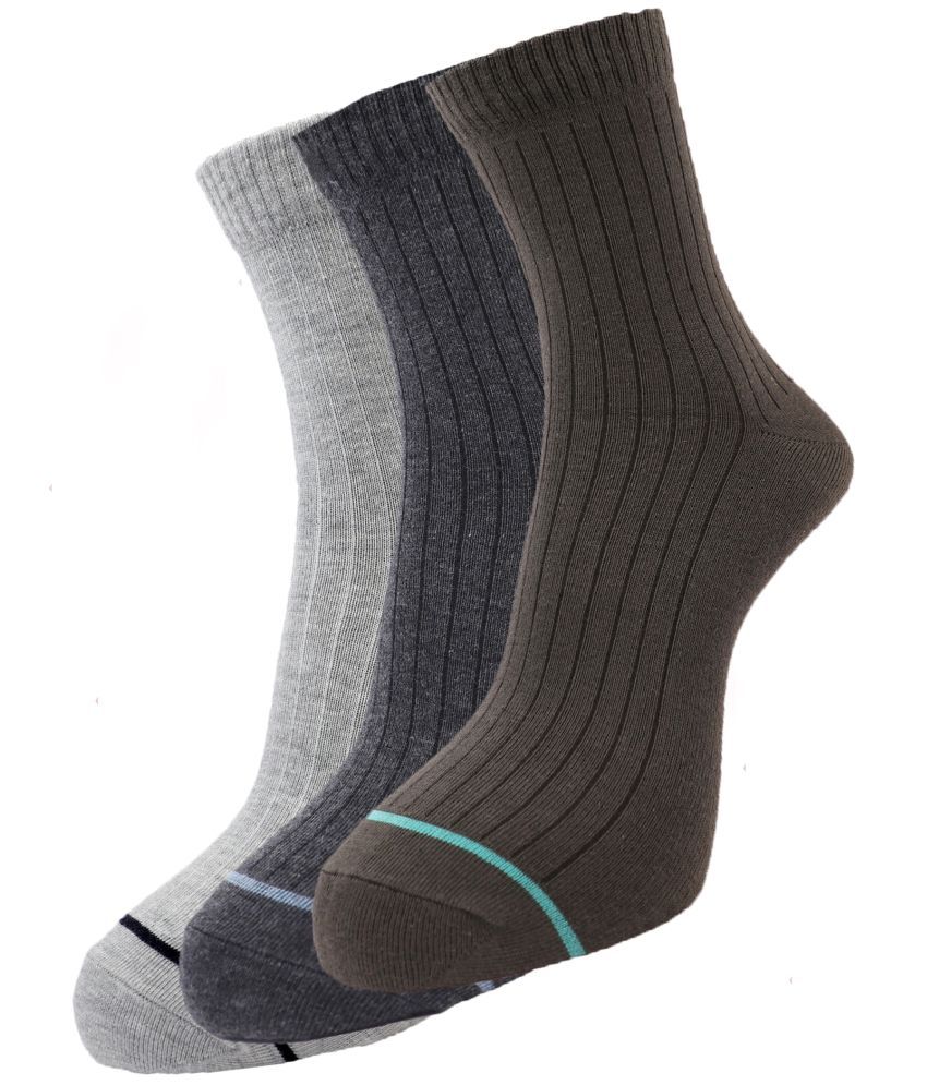     			Dollar - Cotton Blend Multicolor Men's Full Length Socks ( Pack of 3 )