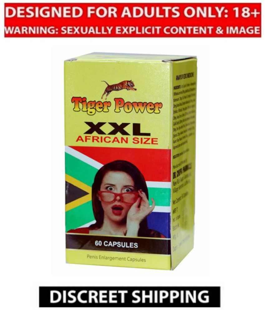     			Dr Chopra's Tiger Power XXL African Size 60 no.s Penis Enlargment Capsules