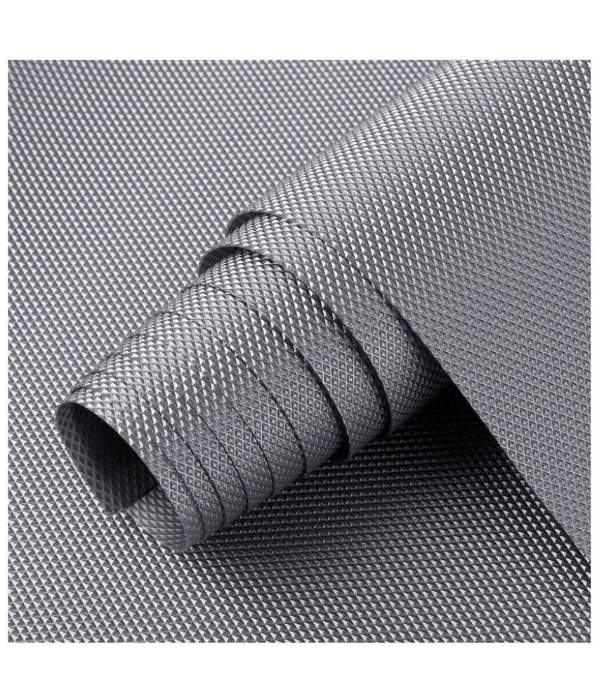     			KayJen(30cmX1.5m)EVA Anti Skid Mat/Sheet for Fridge, Bathroom Shelves, Kitchen, Drawer, Shelf Mat, Metallic Grey