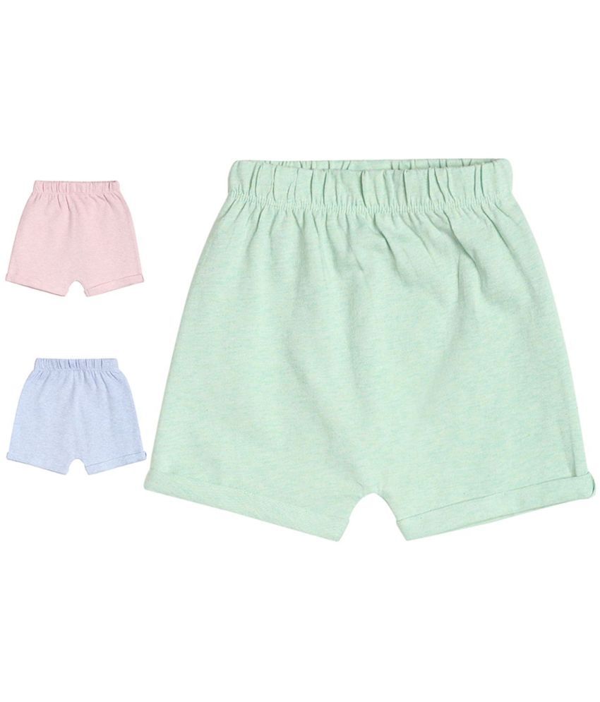     			MINI KLUB Pack of 3 Baby Girl Multicolor Shorts