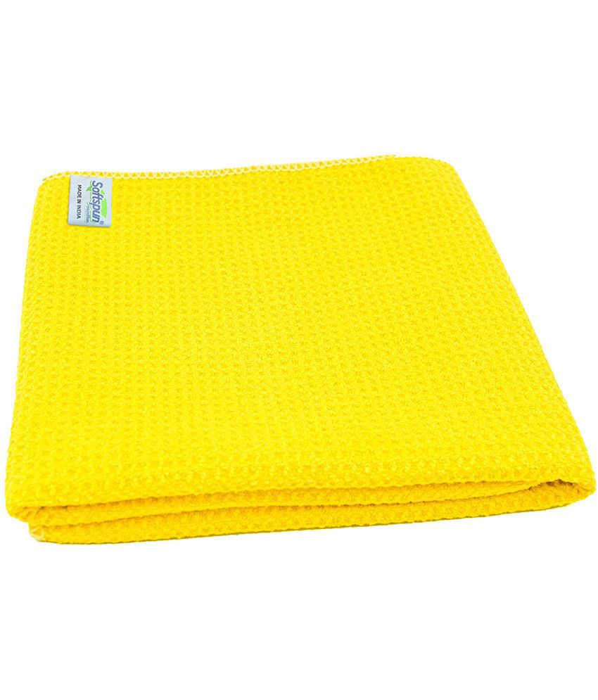 SOFTSPUN Single Gym Towel Yellow