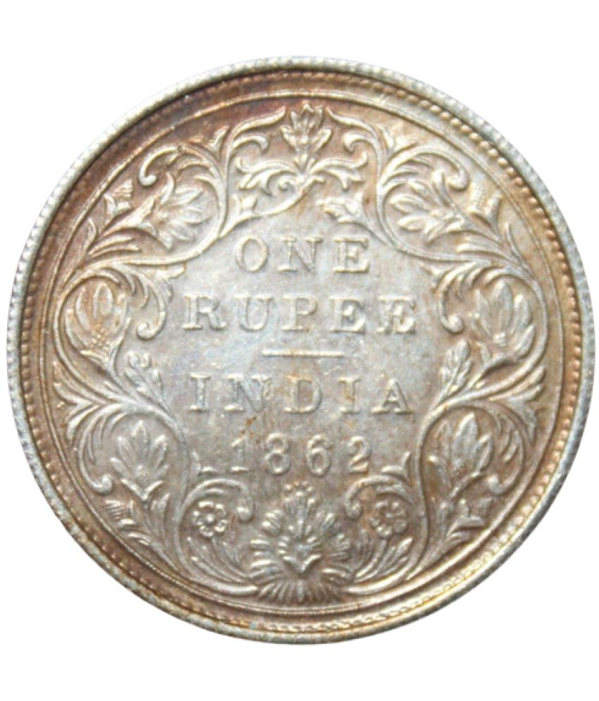     			1 Rupee (1862) "Victoria Queen" British India Small, Old and Rare Coin (Only for Collection Purpose)