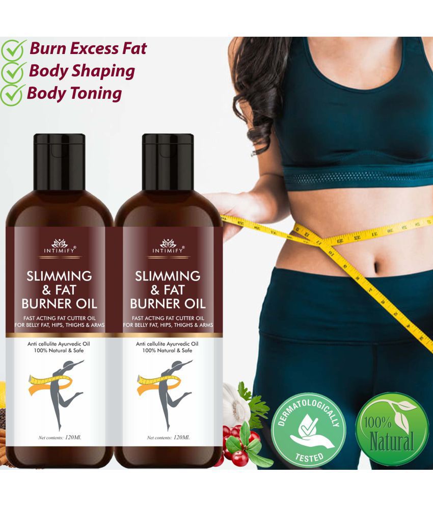     			Intimify Slimming & Fat Burner Oil for Body Toning and Shaping Shaping & Firming Oil 120 mL Pack of 2