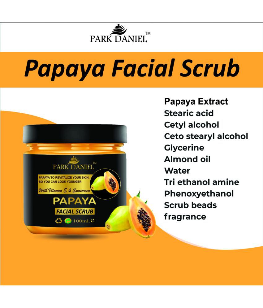     			Park Daniel  Papaya Facial & Body Scrub  for Daily Use Shine Day Cream 100 ml