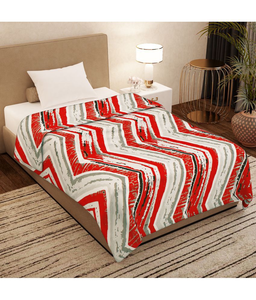 Story@Home - Polyester Red Winter Blanket