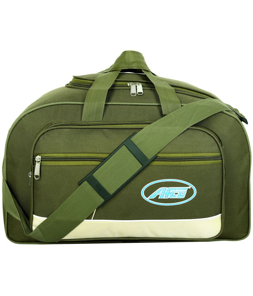     			Afco Bags 35 Ltrs Green Solid Duffle Bag