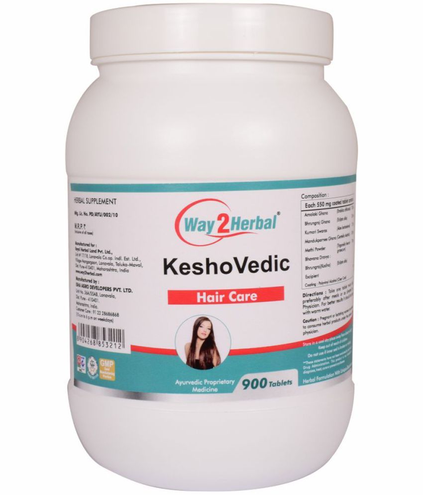     			Way2Herbal KESHOVEDIC Tablet 900 no.s Pack Of 1