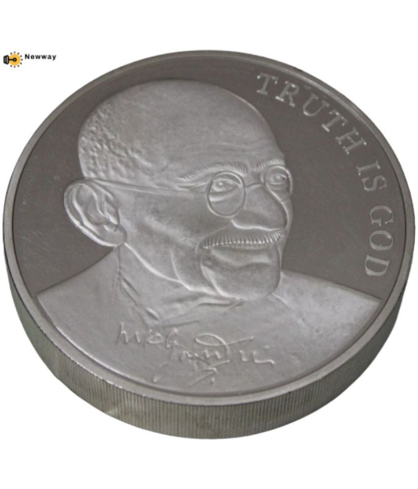     			(1KG) Big Coin -- 5000 Liras 2005 - Mahatma Gandhi 2005 (Truth is God) {Signed by Mahatma Gandhi} Fantasy Issue Knights of Malta '' SOVRANO OSPEDALIERO ORDINE DI MALTA '' Extremely Rare Commemorative Coin