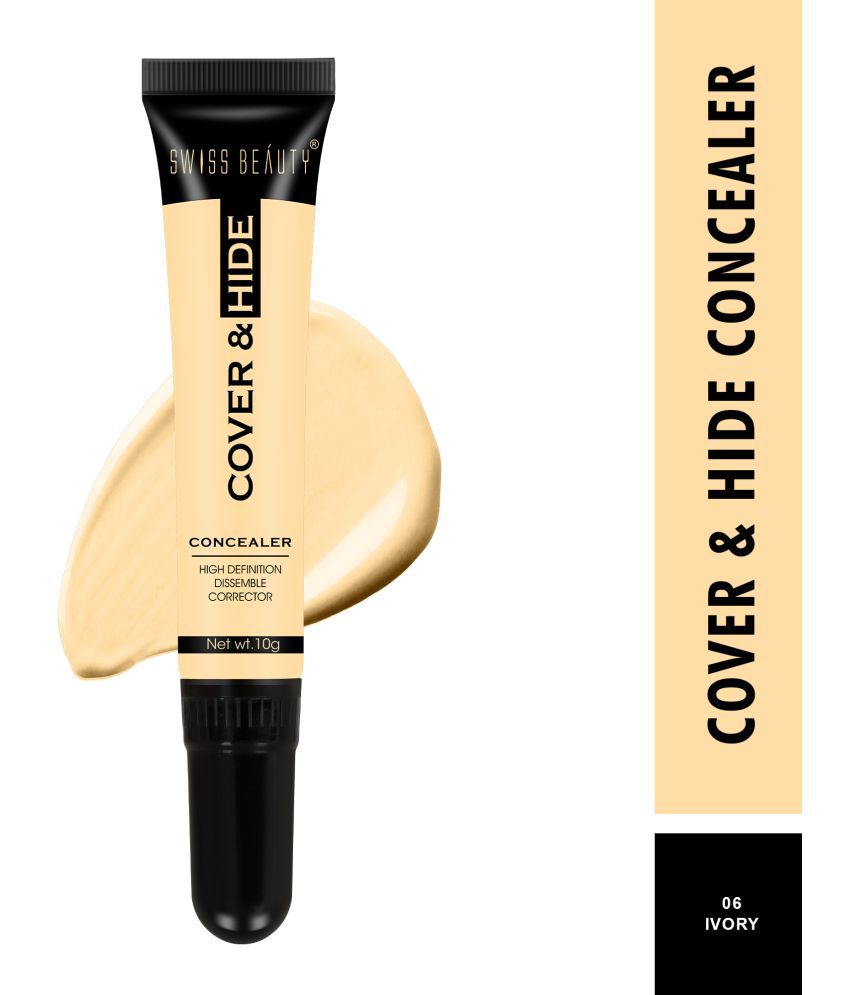     			Swiss Beauty Cover & Hide Concealer  Cream Concealer Ivory 10 mL