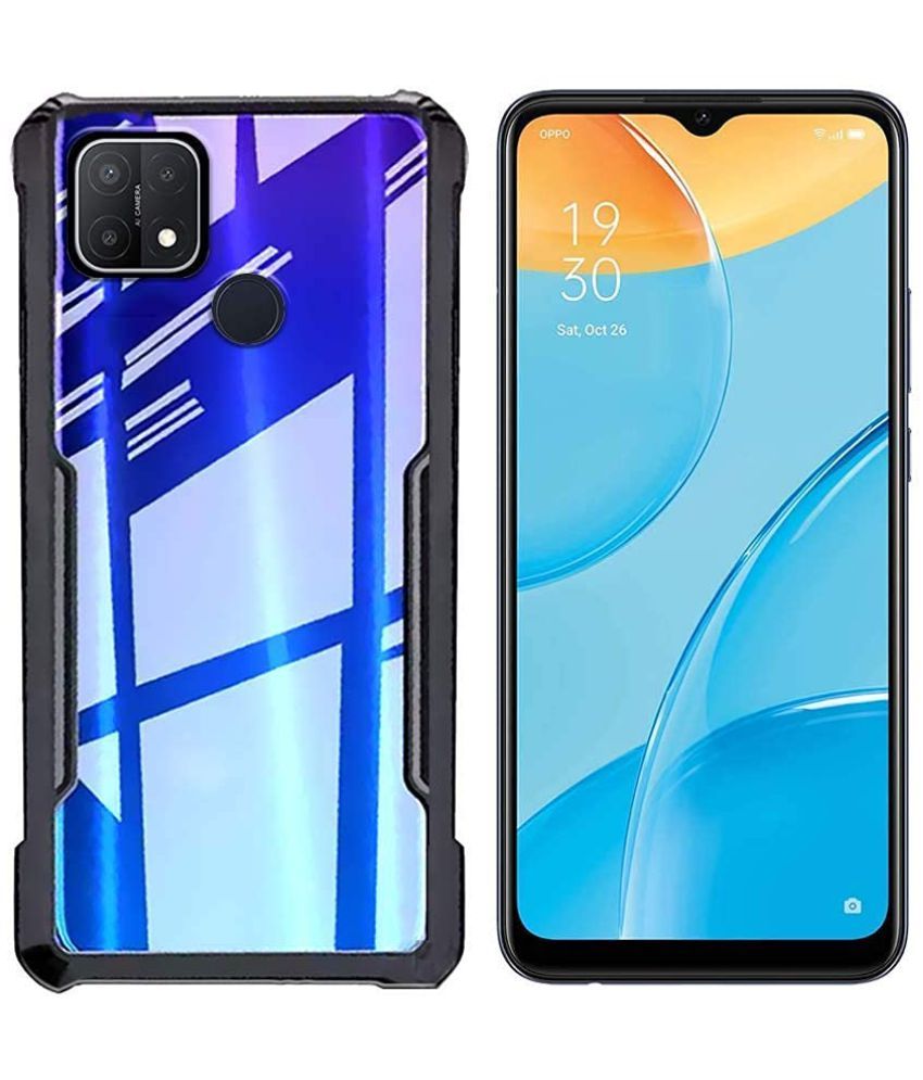     			KOVADO Black Hybrid Covers For Realme C12 - Shockproof