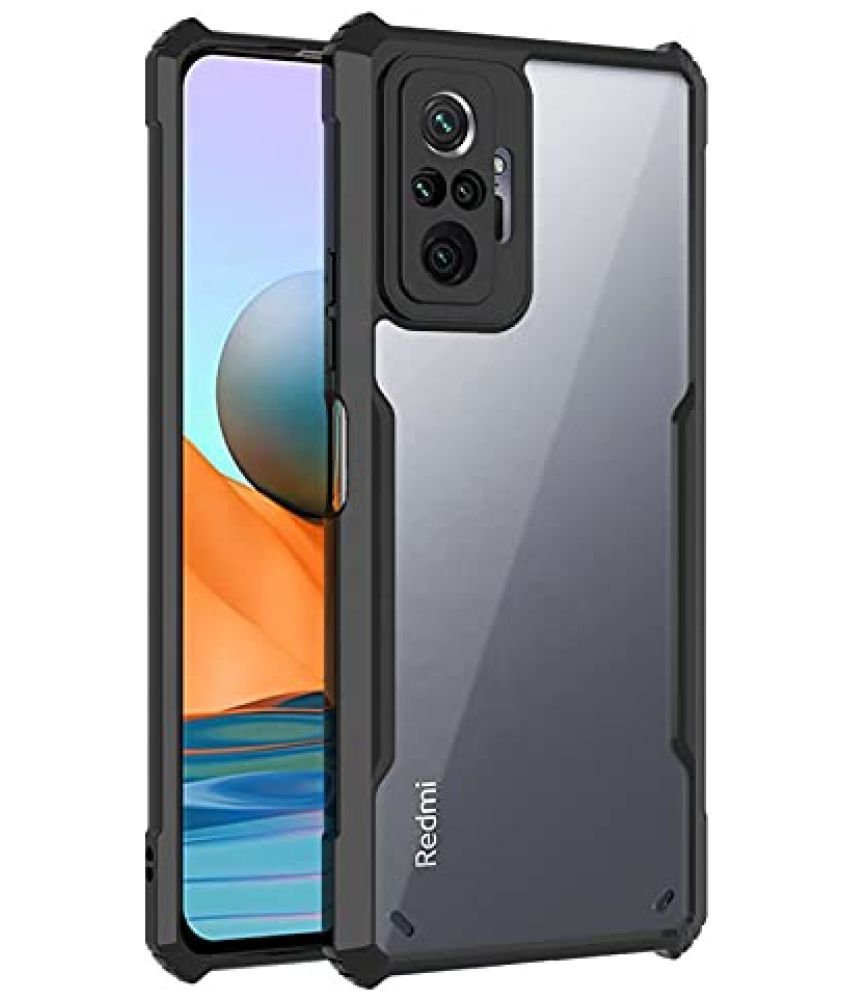     			Megha Star Black Hybrid Covers For Xiaomi Redmi Note 10 Pro - Shockproof