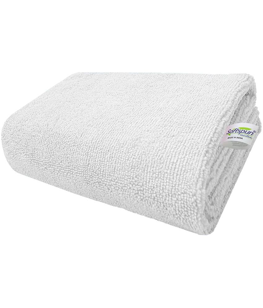     			SOFTSPUN Single Gym Towel White