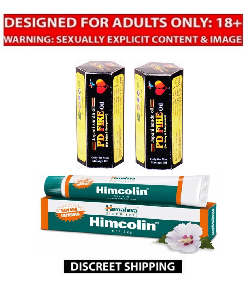     			Syan Deals Himalaya Himcolin Gel 30 gm & Pd Fire Japani sanda Oil 15ml X 2 (Combo for MEN)