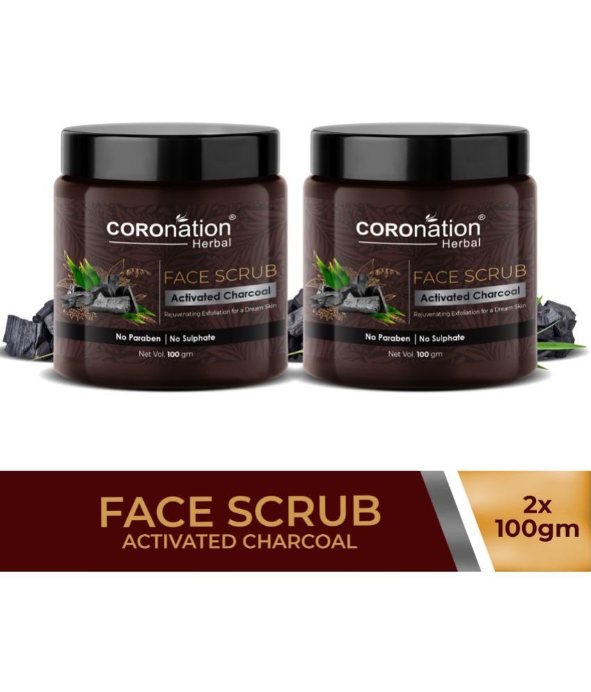     			coronation herbal  Activated Charcoal Face  Facial Scrub 200 gm