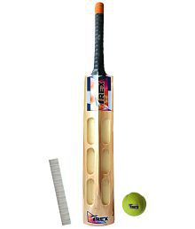 Trex Bolt Designer Scoop Poplar Willow Free Tennis Ball And Handle Grip Cricket Bat-Cricket Kit