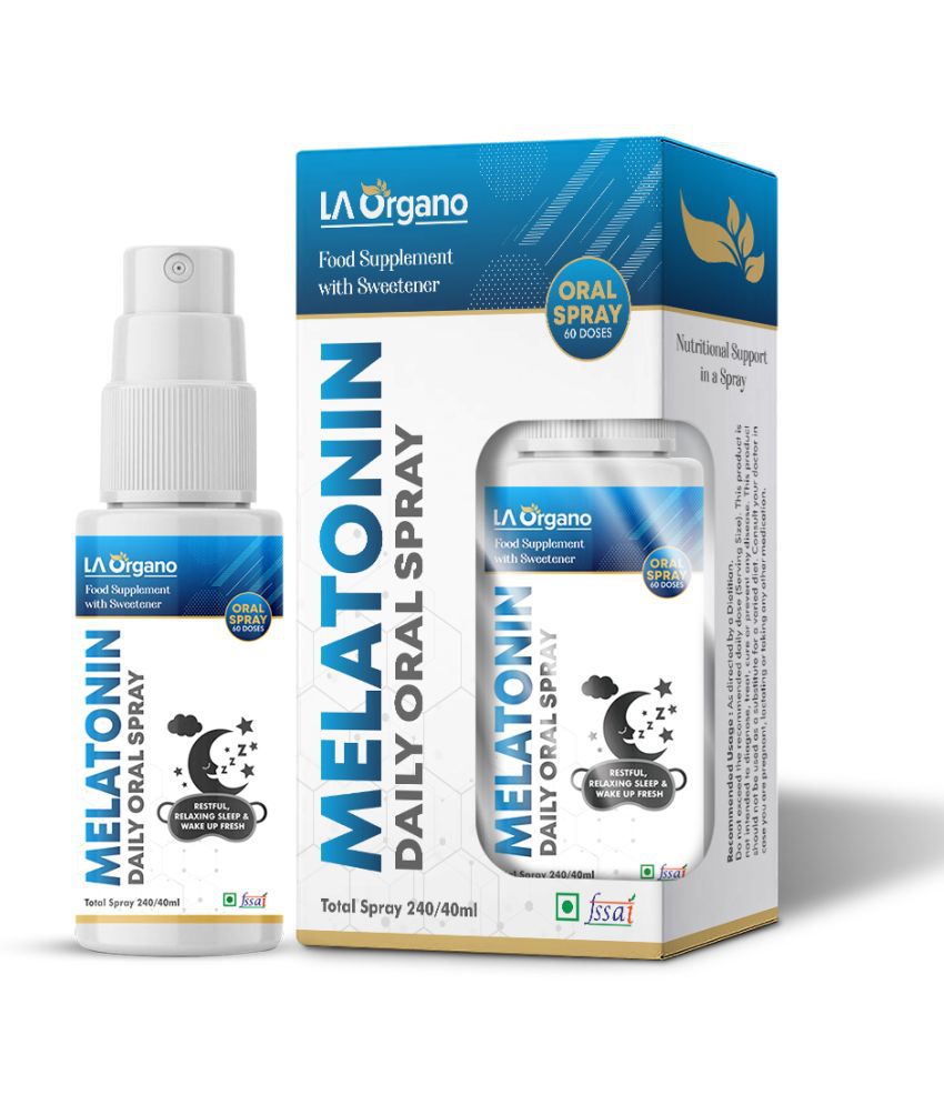 LA ORGANO Melatonin 2mg Daily Oral Spray to Improve Quality Sleep & Relaxation - 240 Spray 40 ml Multivitamins Spray